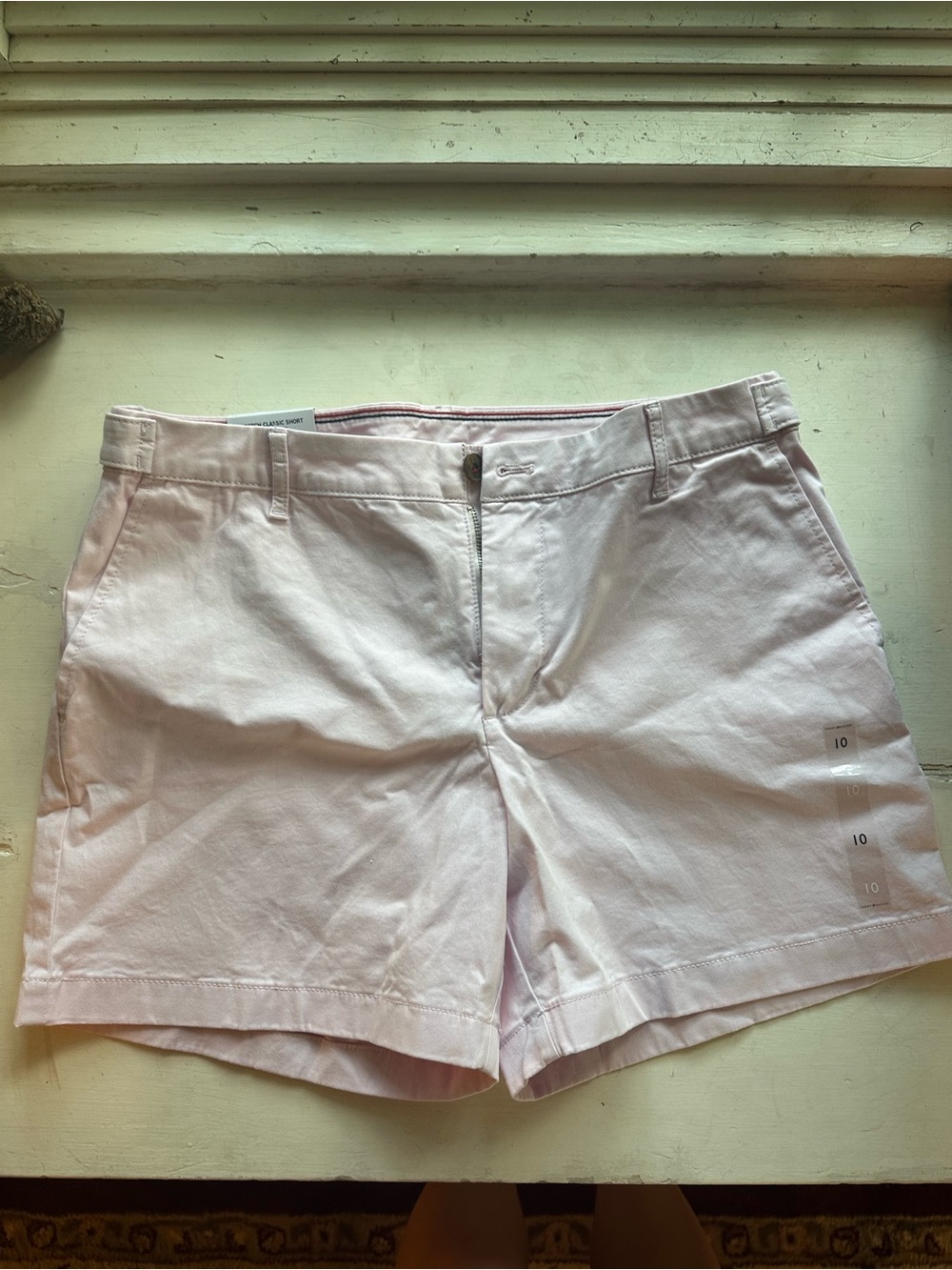 Tommy Hilfiger Pale Pink Cotton Bermuda Shorts